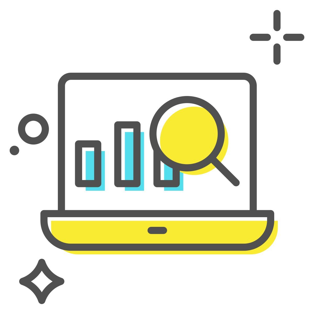 search graph icon