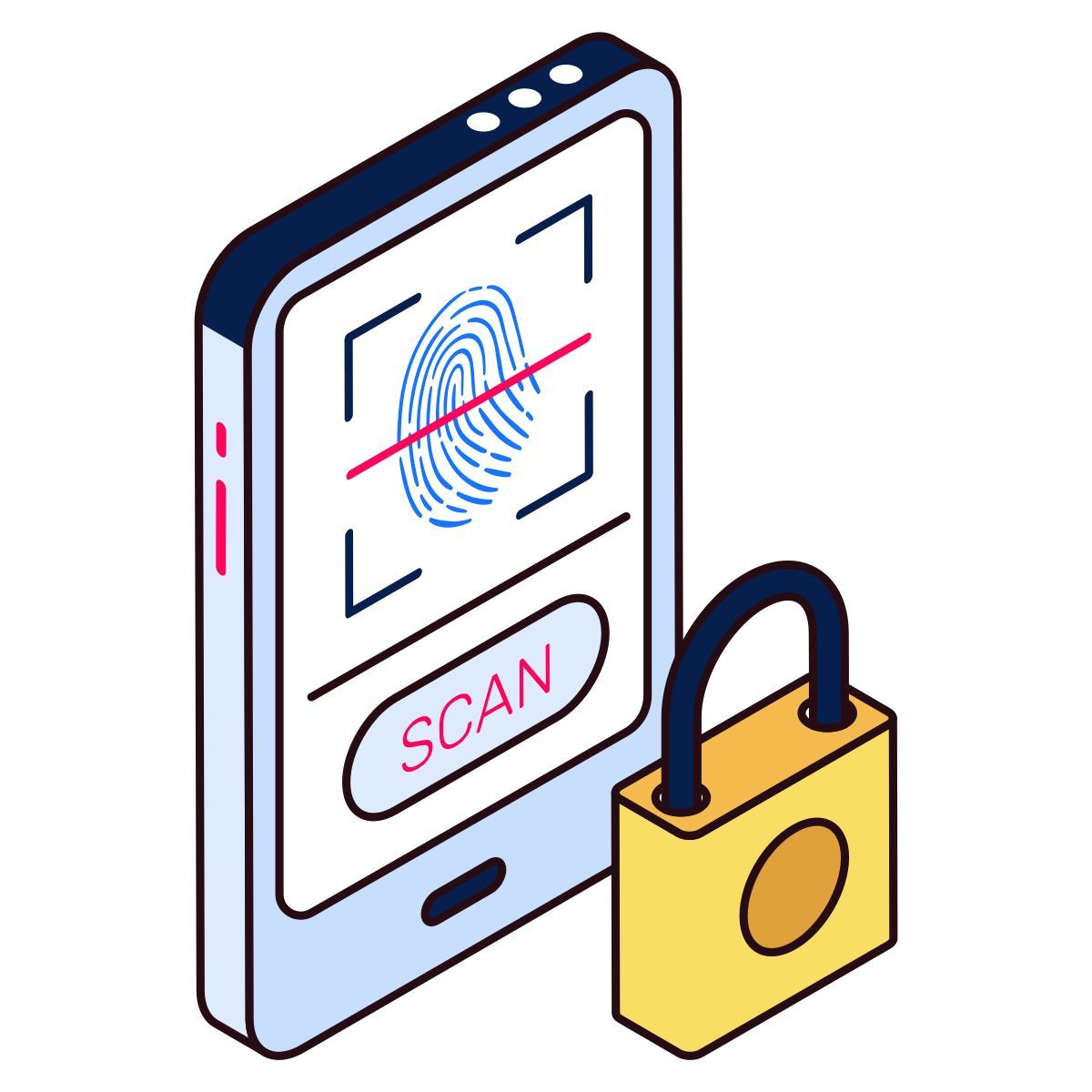 secure scanning icon