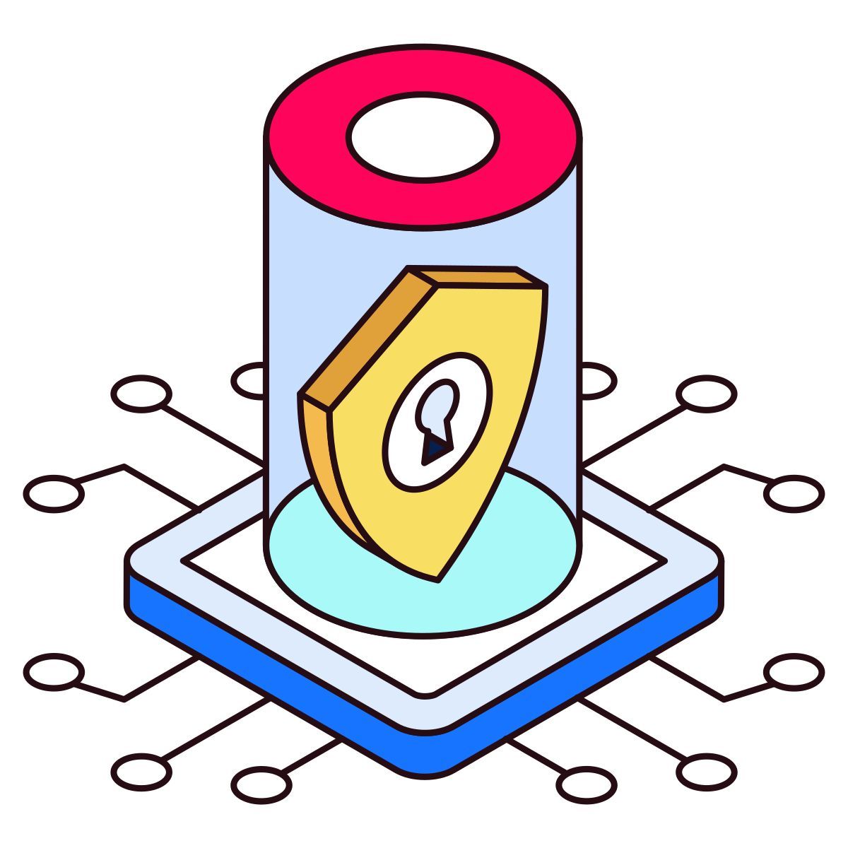 secure technology icon