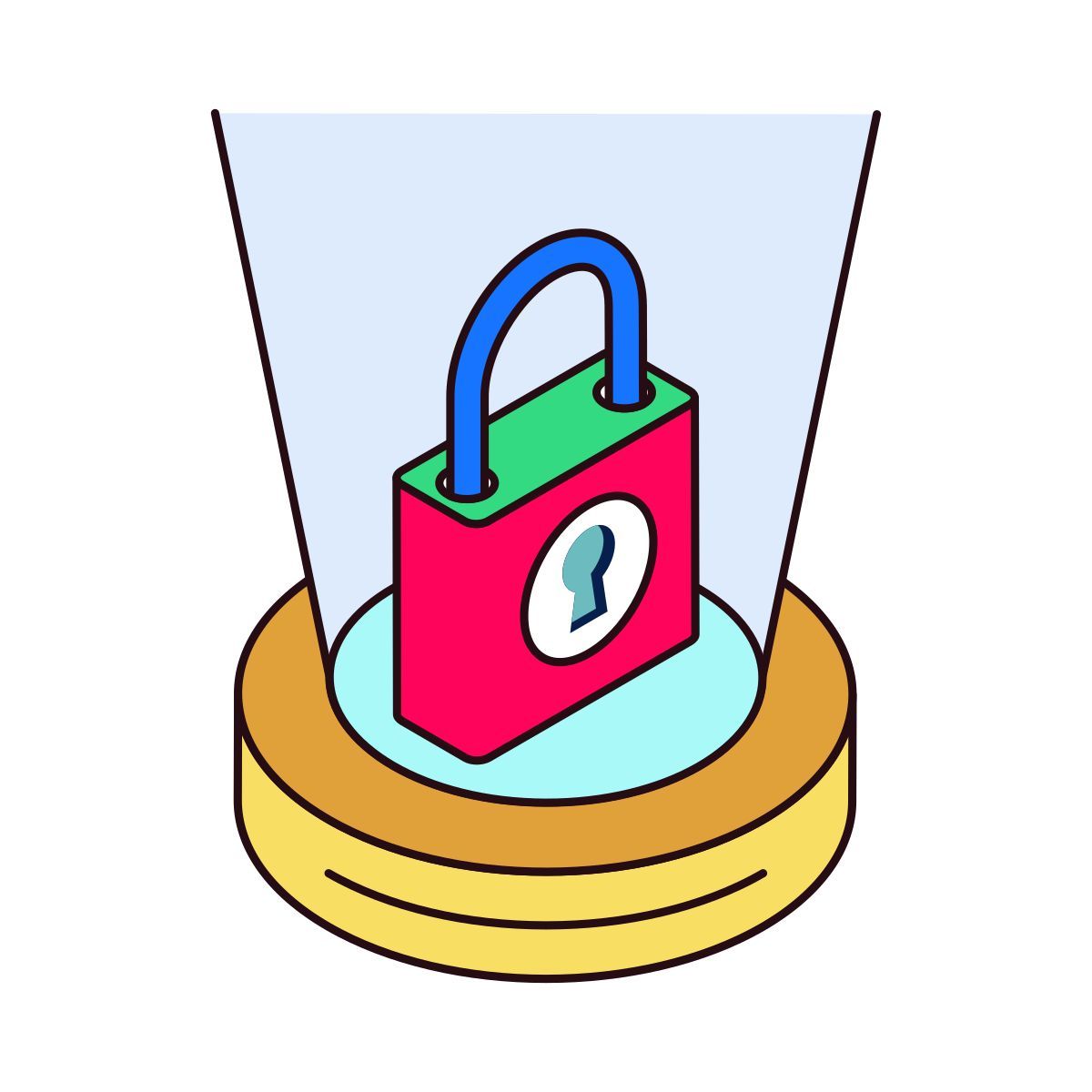 serveur sécurisé icon