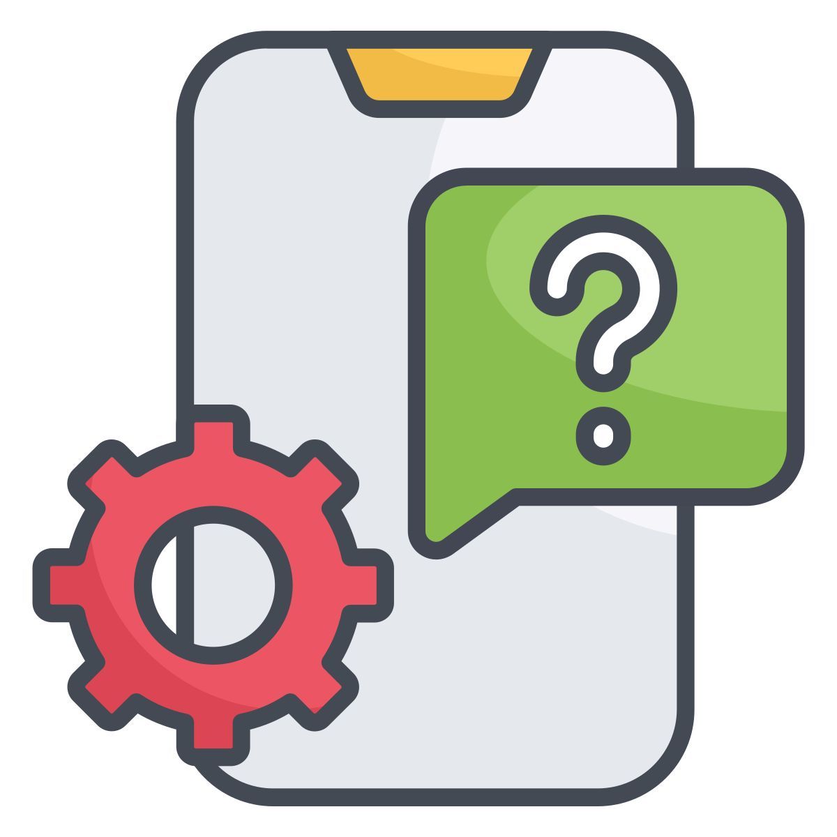 setting smartphone icon