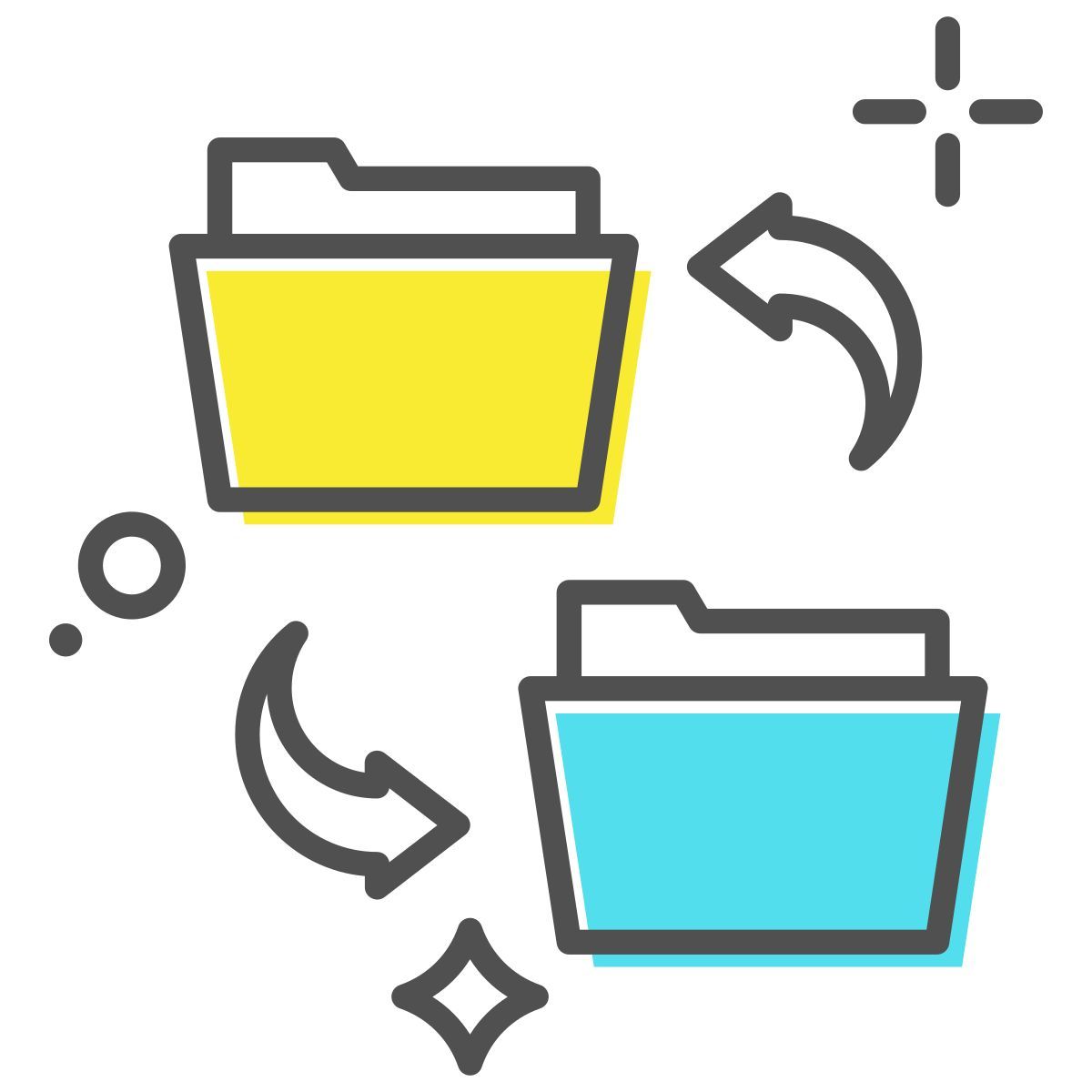 Ordner freigeben icon