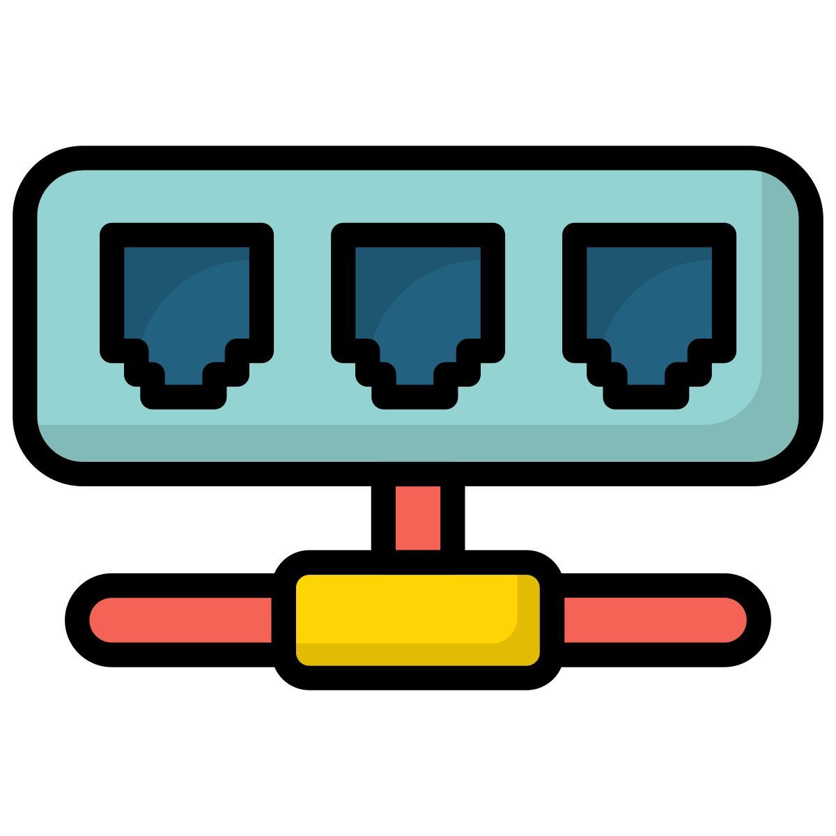 réseau partagé icon