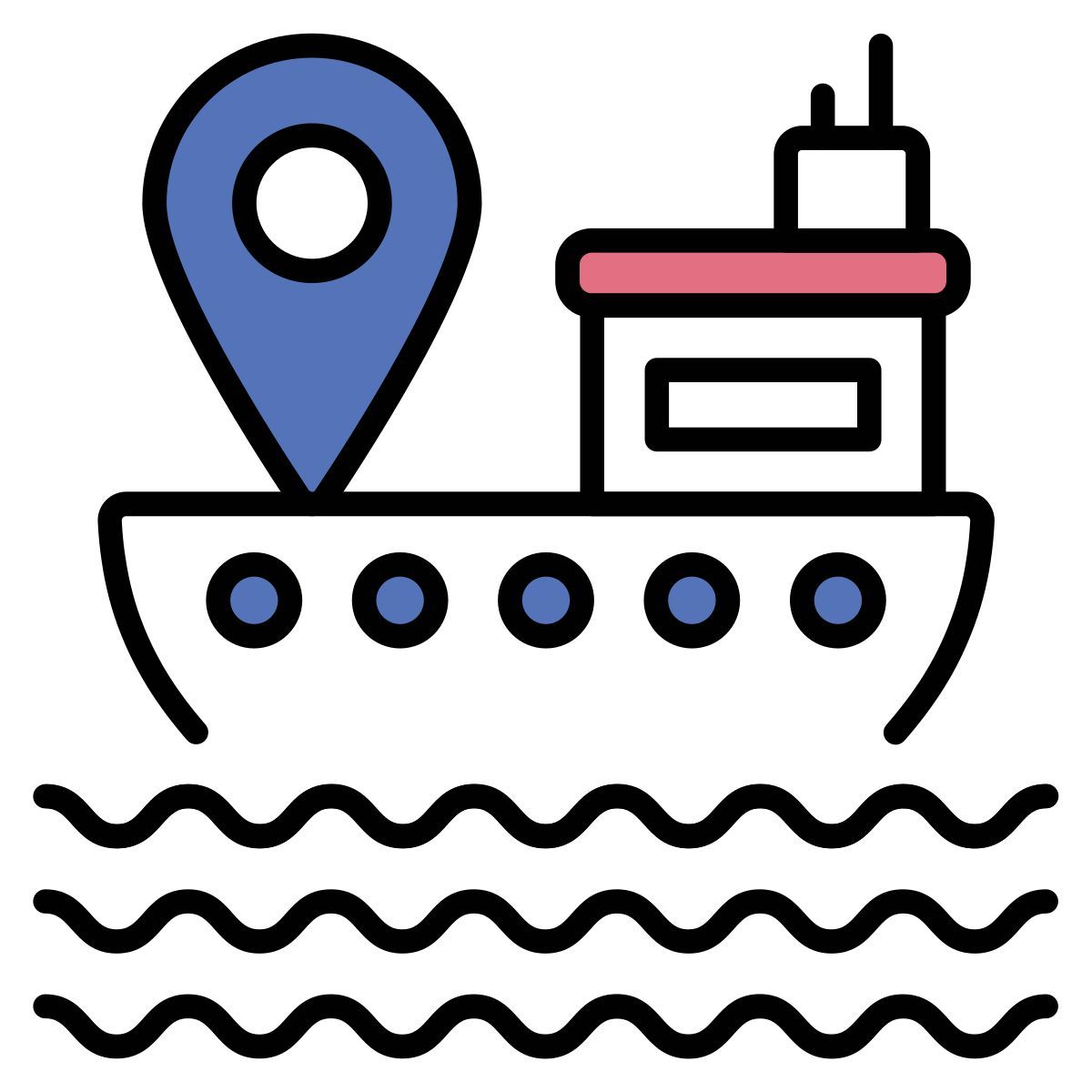 ubicación del barco icon