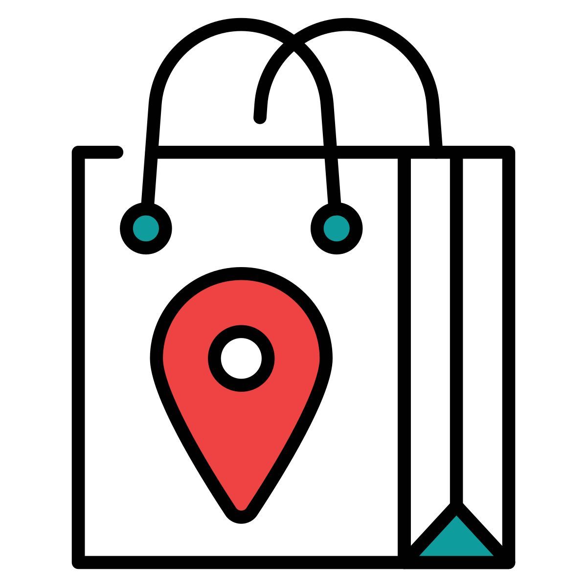 shopping location icon