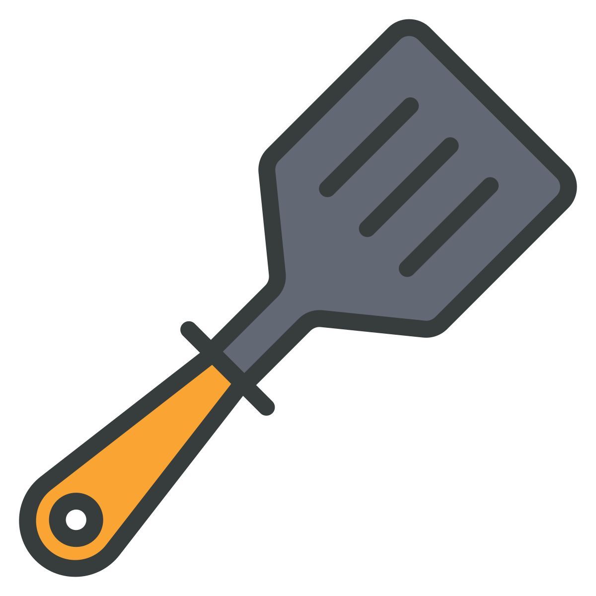 slotted spoon icon