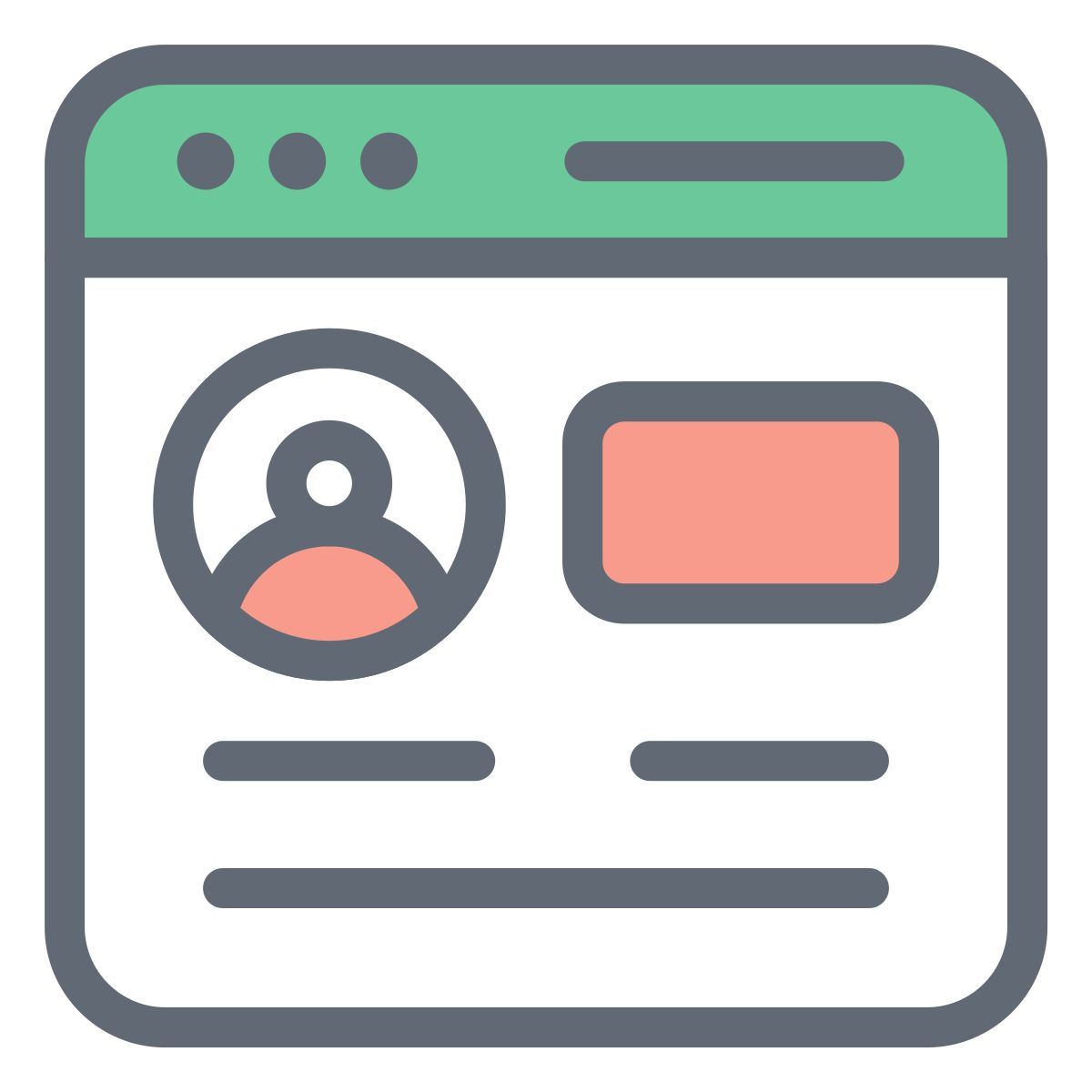 social media website icon