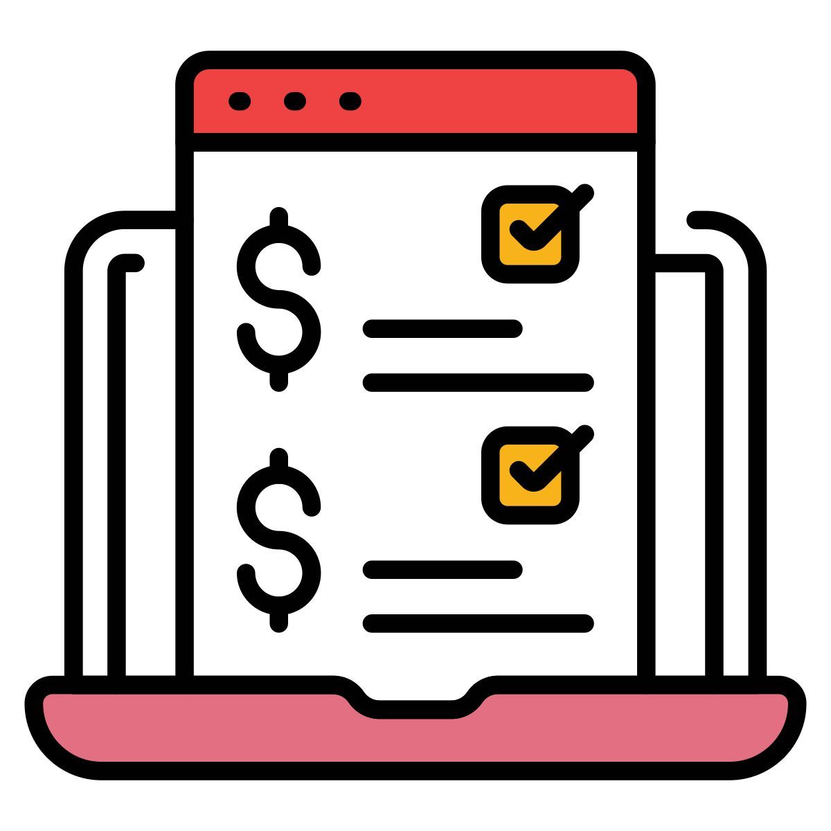 modelo de assinatura icon