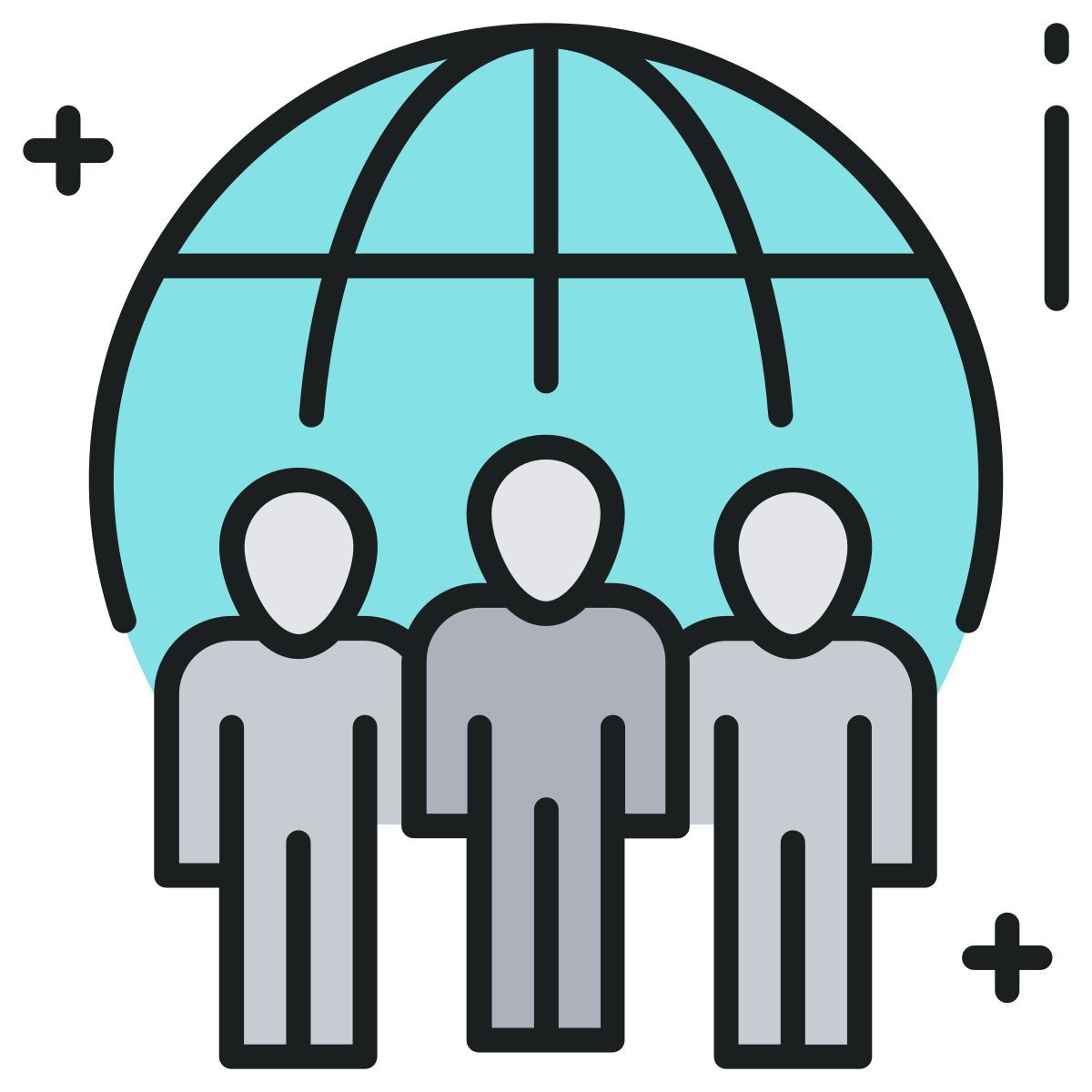 grupo de usuarios hombre y mujer icon