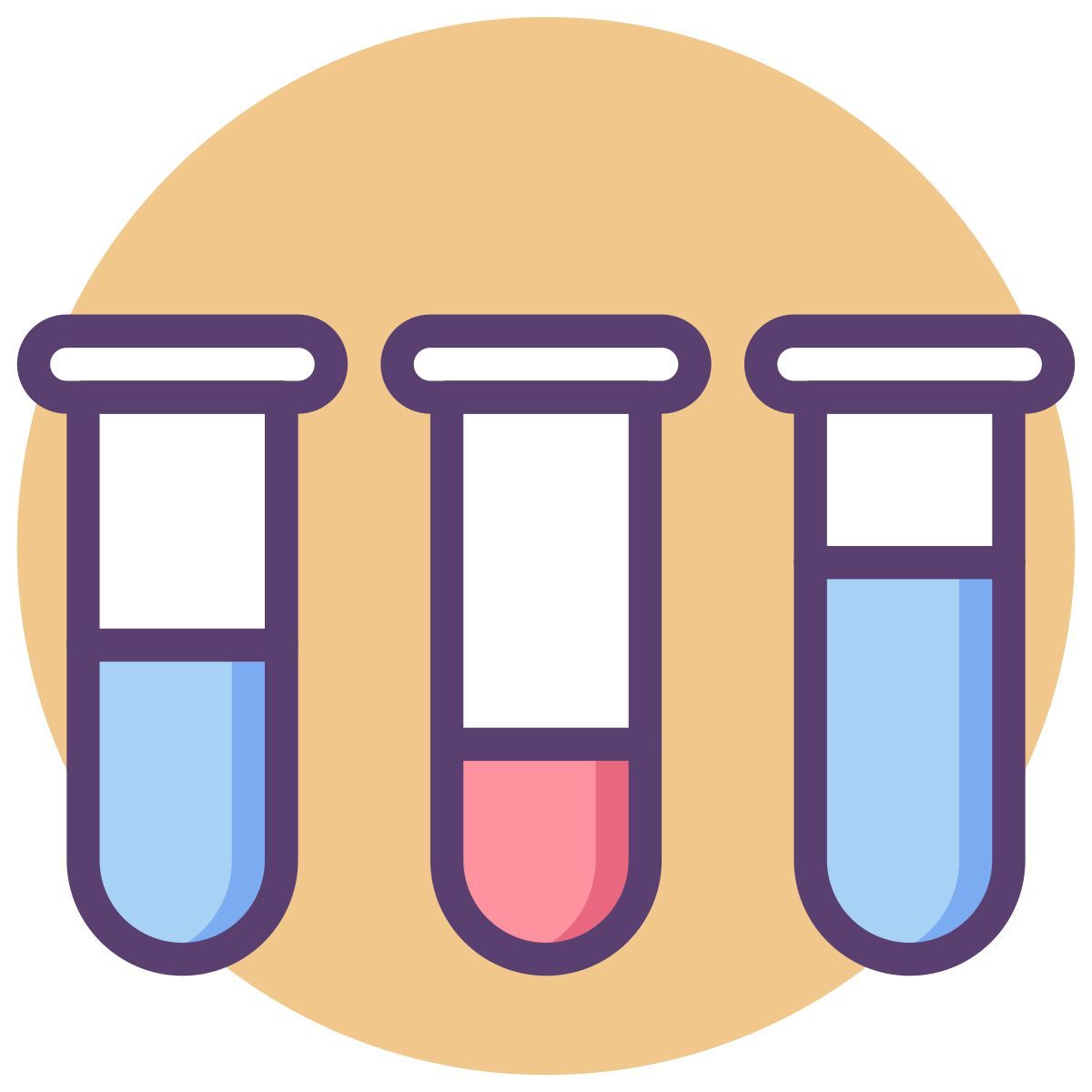 test tubes icon