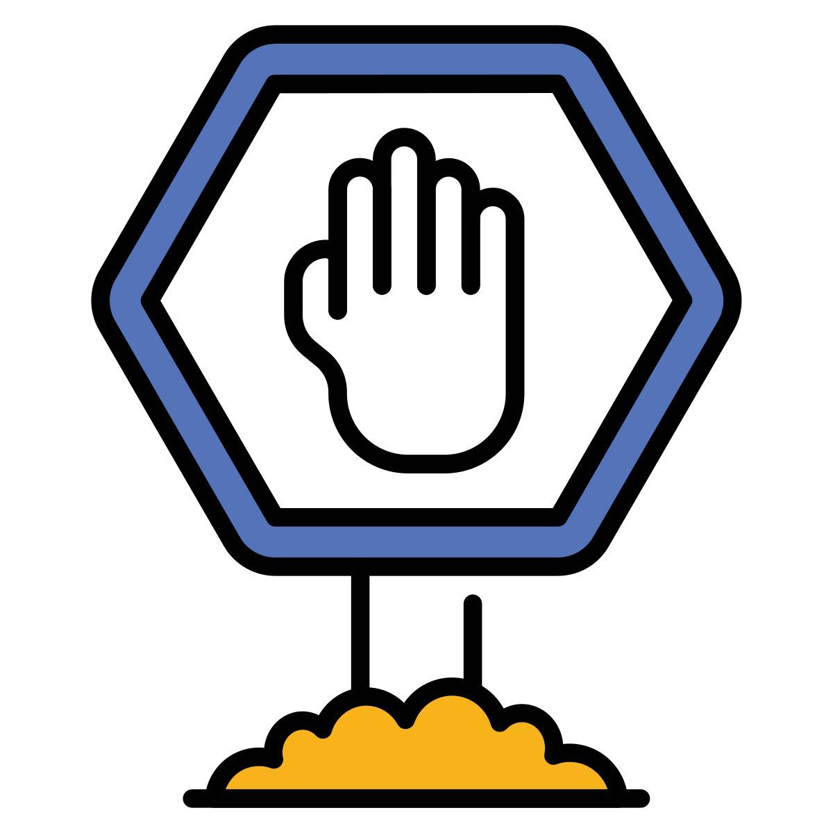 traffic sign icon