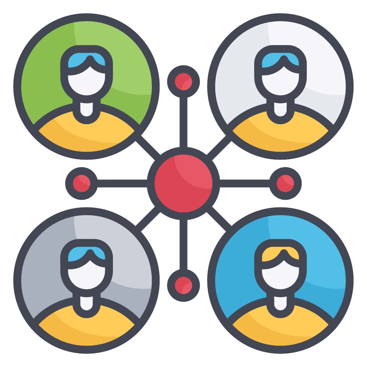 user networking icon