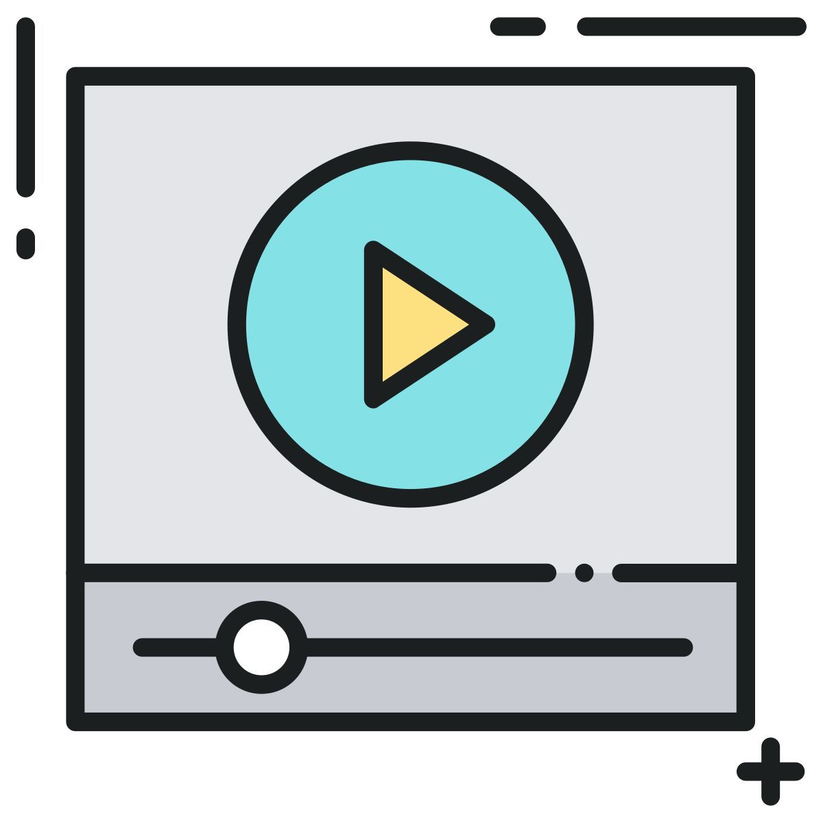 transmissão de vídeo icon