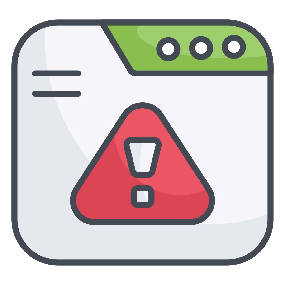 web error icon