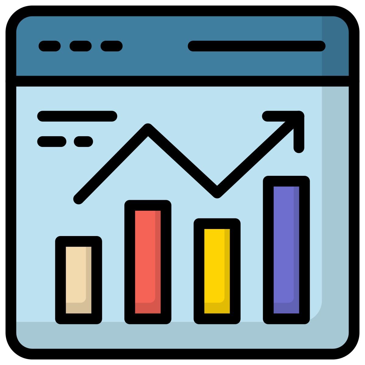 gráfico web icon