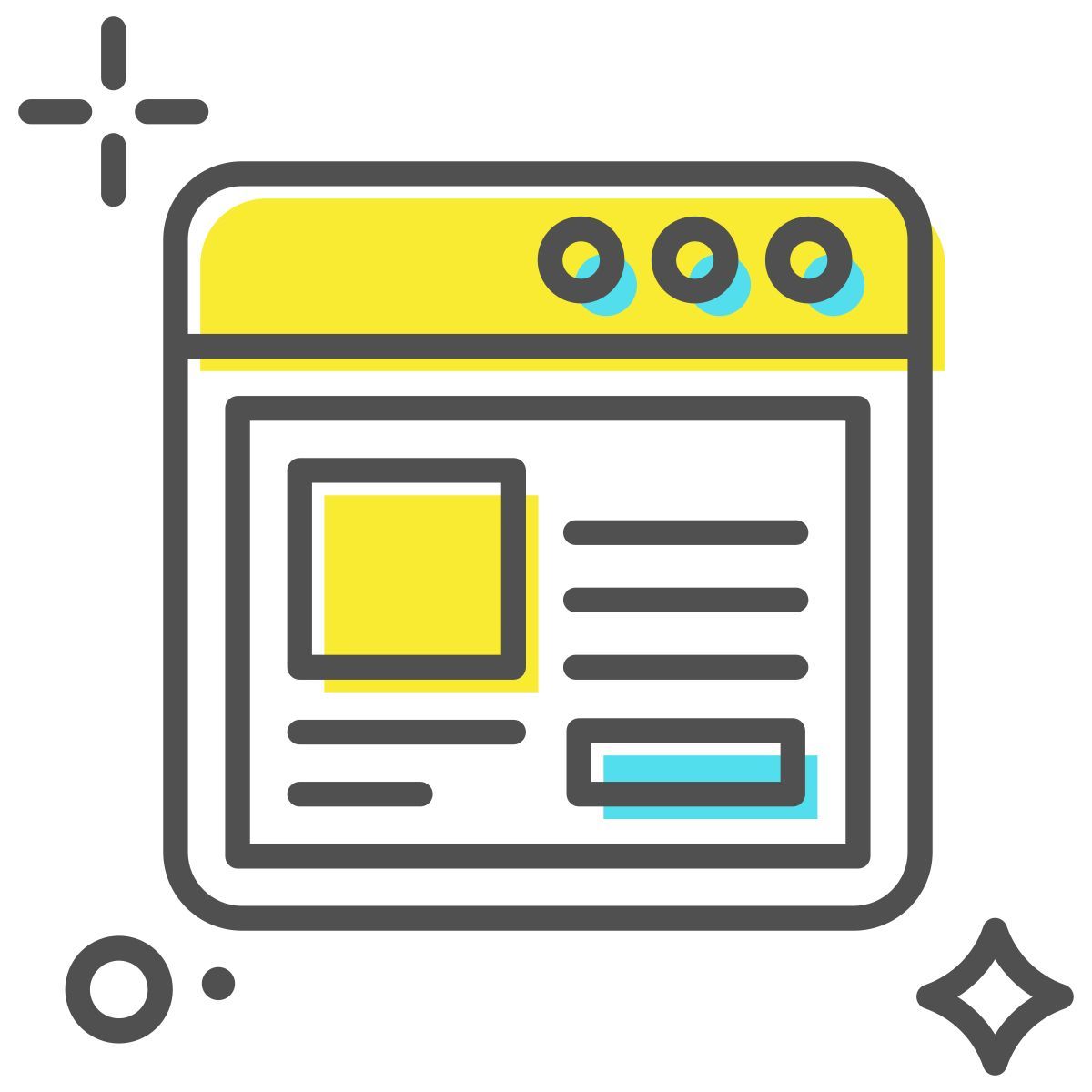 Mise en page Web icon