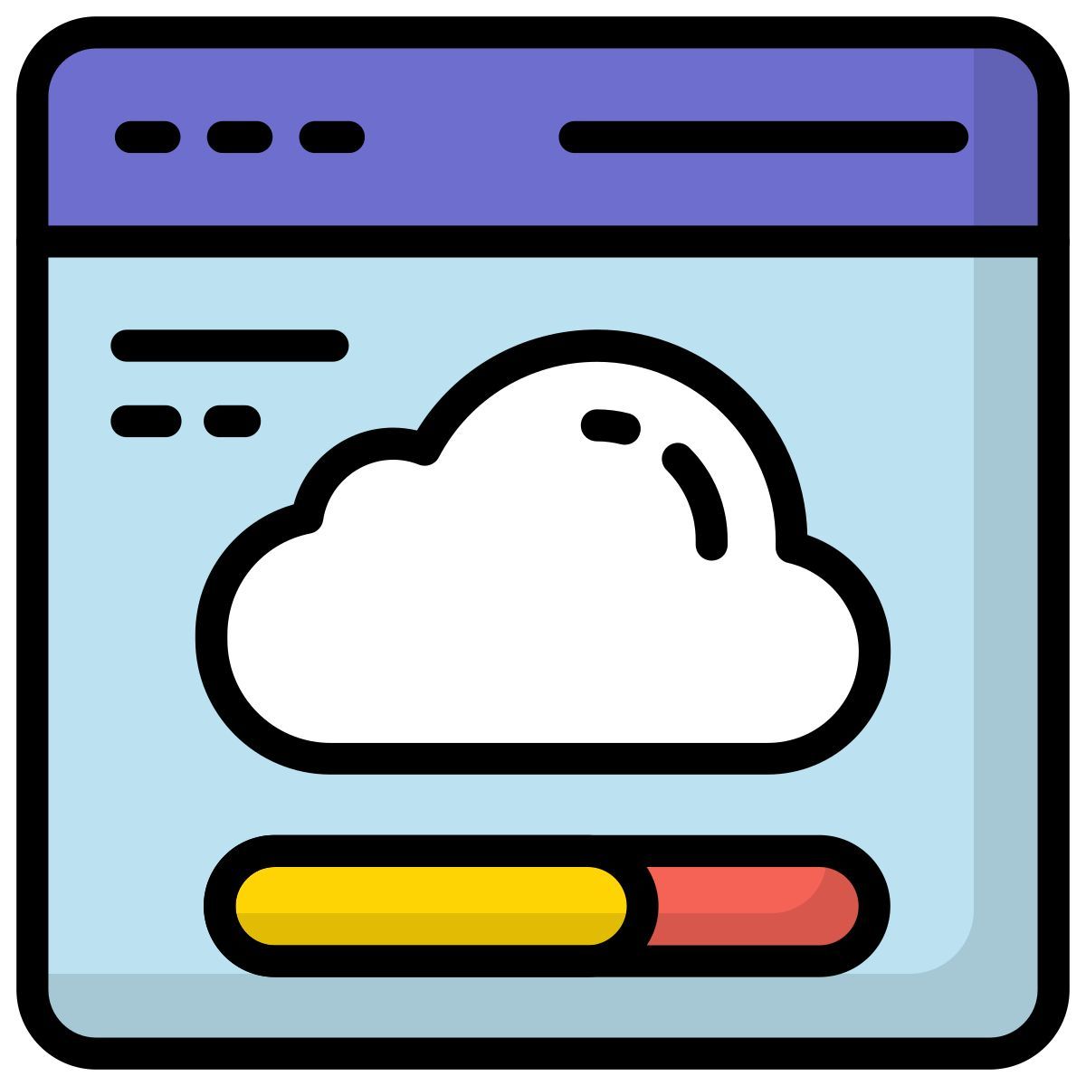 caricamento web icon
