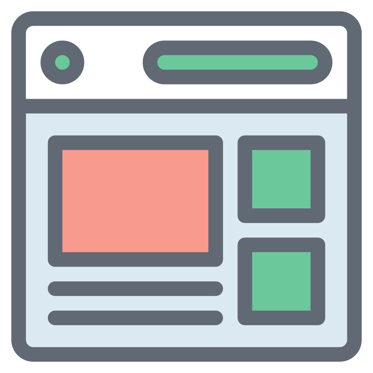웹페이지 템플릿 icon