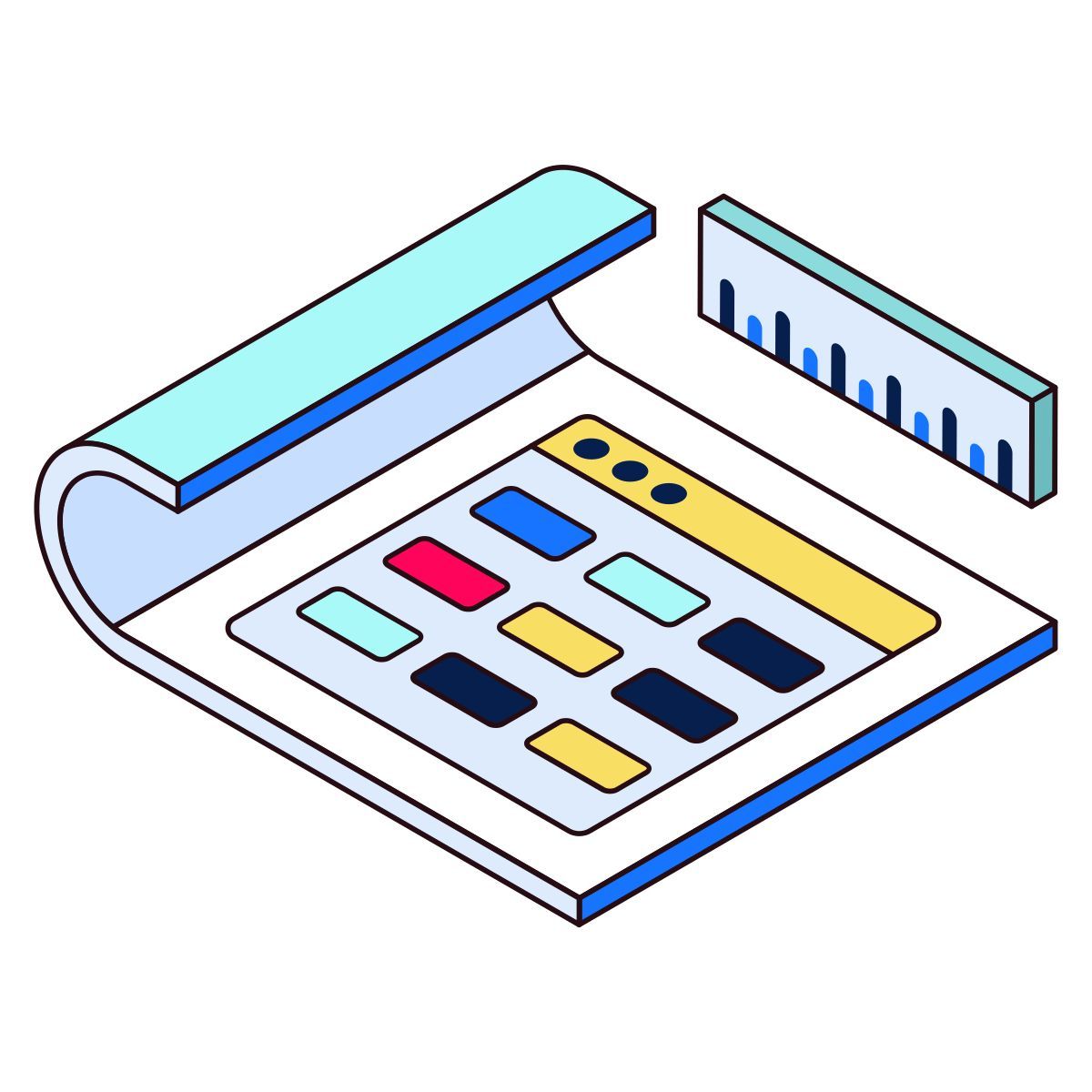 website blueprint icon