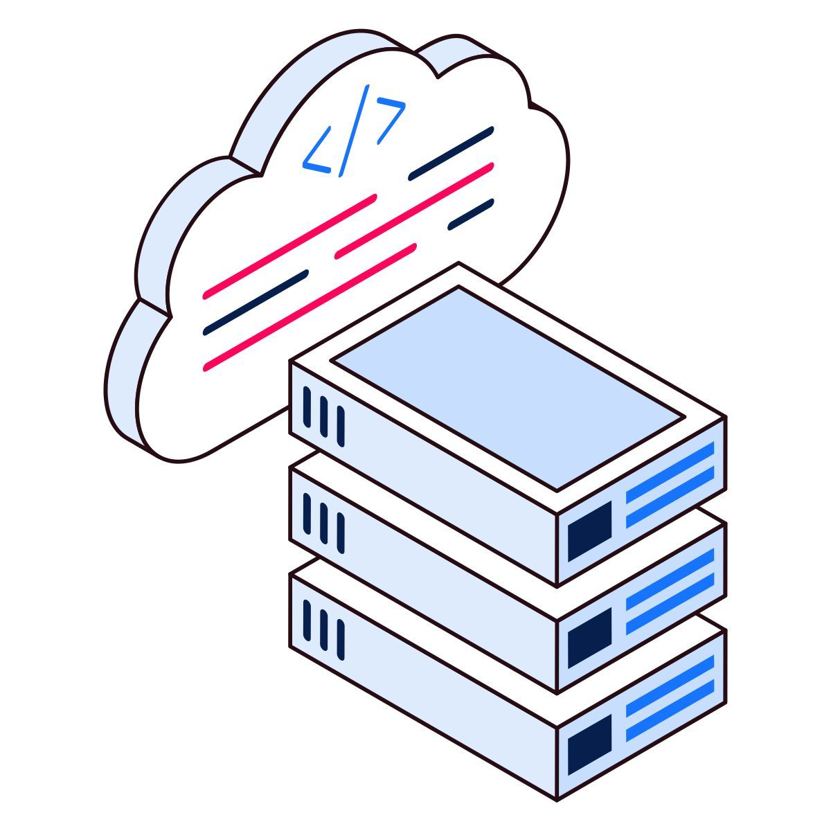 cloud data icon