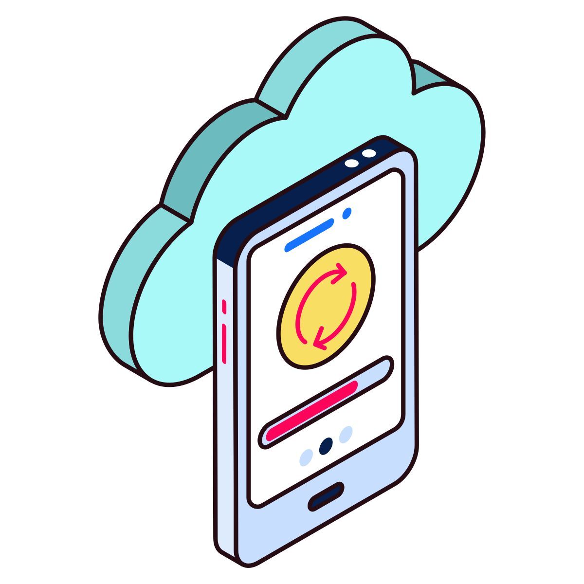 cloud sync icon