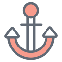 external Anchor-outdoor-filled-outline-design-circle icon