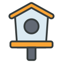 external Birdhouse-nature-and-ecology-filled-outline-design-circle icon