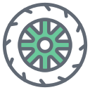 external Car-Rim-car-parts-filled-outline-design-circle-2 icon