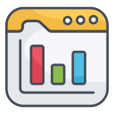 external Chart-Rise-digital-service-filled-outline-design-circle icon