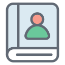 external Contact-Book-school-and-learning-filled-outline-design-circle icon