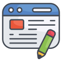 external Copy-Writing-design-thinking-filled-outline-design-circle icon