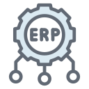 external Erp-Transactions-artificial-intelligence-filled-outline-design-circle icon