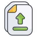 external File-Upload-learning-filled-outline-design-circle icon