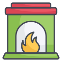 external Fire-Place-winter-filled-outline-design-circle icon