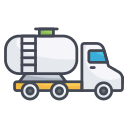 external Gas-Truck-industry-filled-outline-design-circle icon