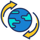 external Global-warming-environment-filled-outline-design-circle-2 icon