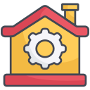 external Home-technical-support-filled-outline-design-circle icon