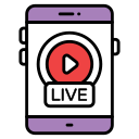 external Live-Streaming-online-straming-filled-outline-design-circle icon