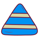 external Pyramid-Chart-data-filled-outline-design-circle icon