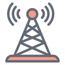 external Radio-Tower-artificial-intelligence-filled-outline-design-circle icon