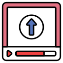 external Upload-Video-online-straming-filled-outline-design-circle icon