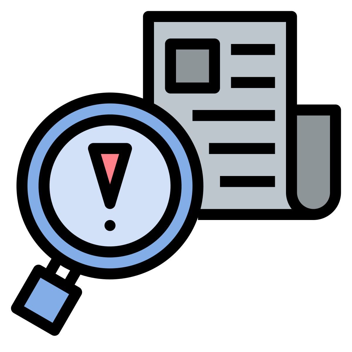 external check detecting fake news filled outline filled outline geotatah 2 icon
