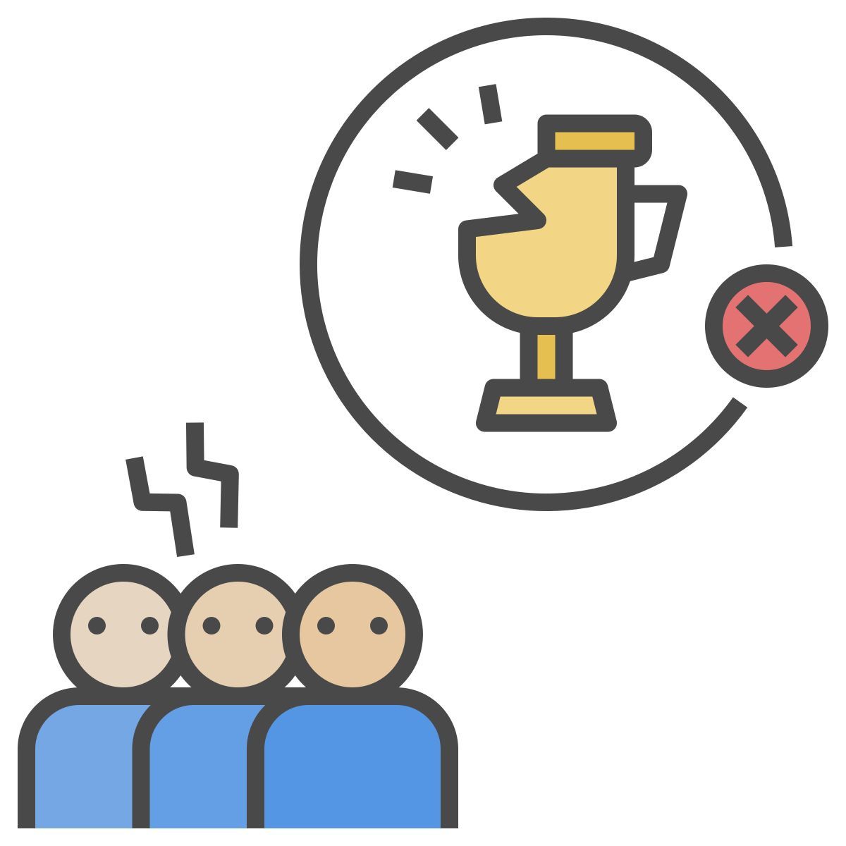defeated icon