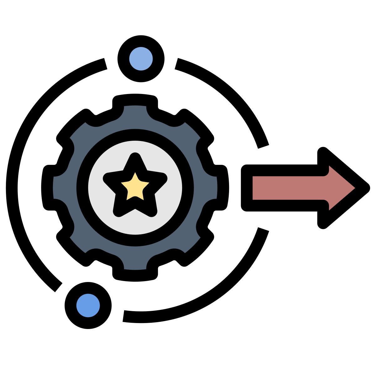 output icon