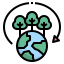 external abundance-sustainable-forest-management-filled-outline-filled-outline-geotatah icon