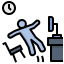 external accident-workmen-compensation-filled-outline-filled-outline-geotatah icon
