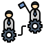 external advisor-business-incubator-color-filled-outline-geotatah icon