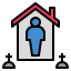 external alone-estate-planning-color-filled-outline-geotatah icon