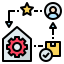 external business-just-in-time-filled-outline-filled-outline-geotatah icon