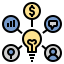 external business-optimisation-color-filled-outline-geotatah icon